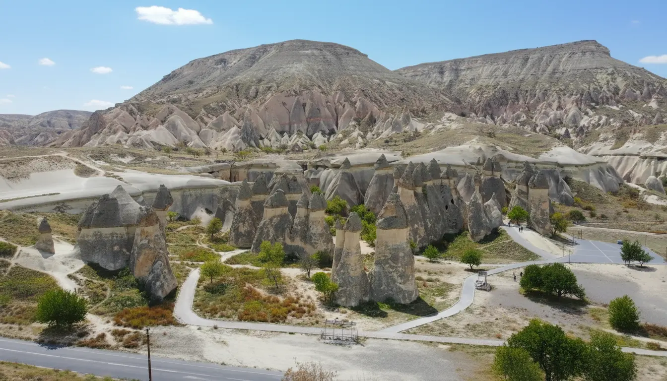 Pasabag Fairy Chimneys and Cappadocia landscape