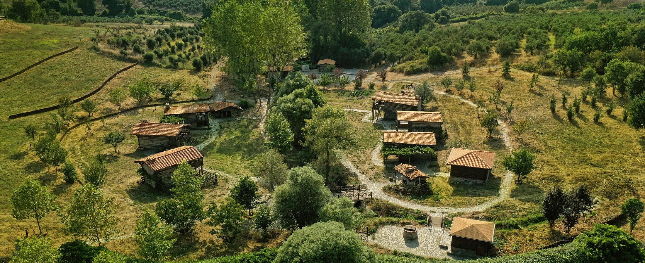 Aktopraklik Hoyuk Archaeopark prehistoric settlement reconstruction Bursa Turkey
