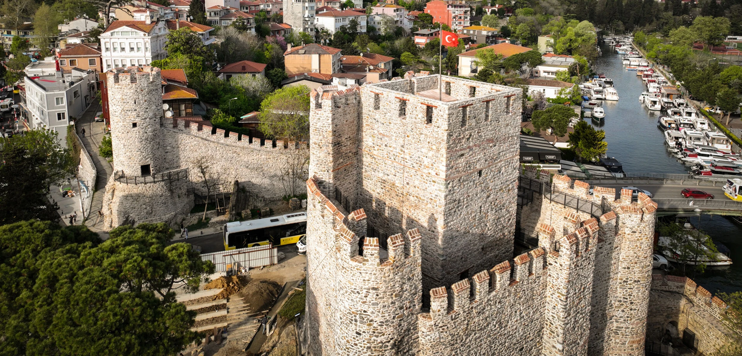 Anadolu Fortress Istanbul Ottoman walls Bosphorus Asian side