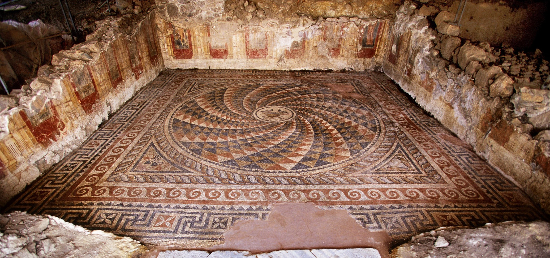 Antandros Ancient City archaeological excavations Roman mosaics and Mount Ida