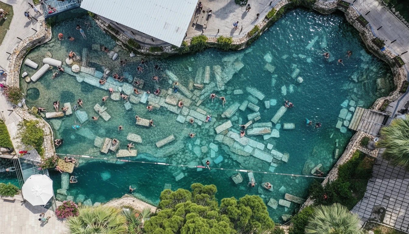 Antique Pool in Hierapolis Pamukkale