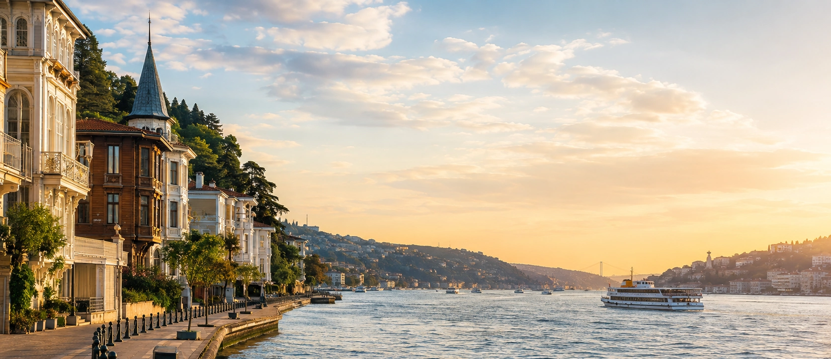 Arnavutkoy and Bebek Istanbul Bosphorus waterfront neighborhoods