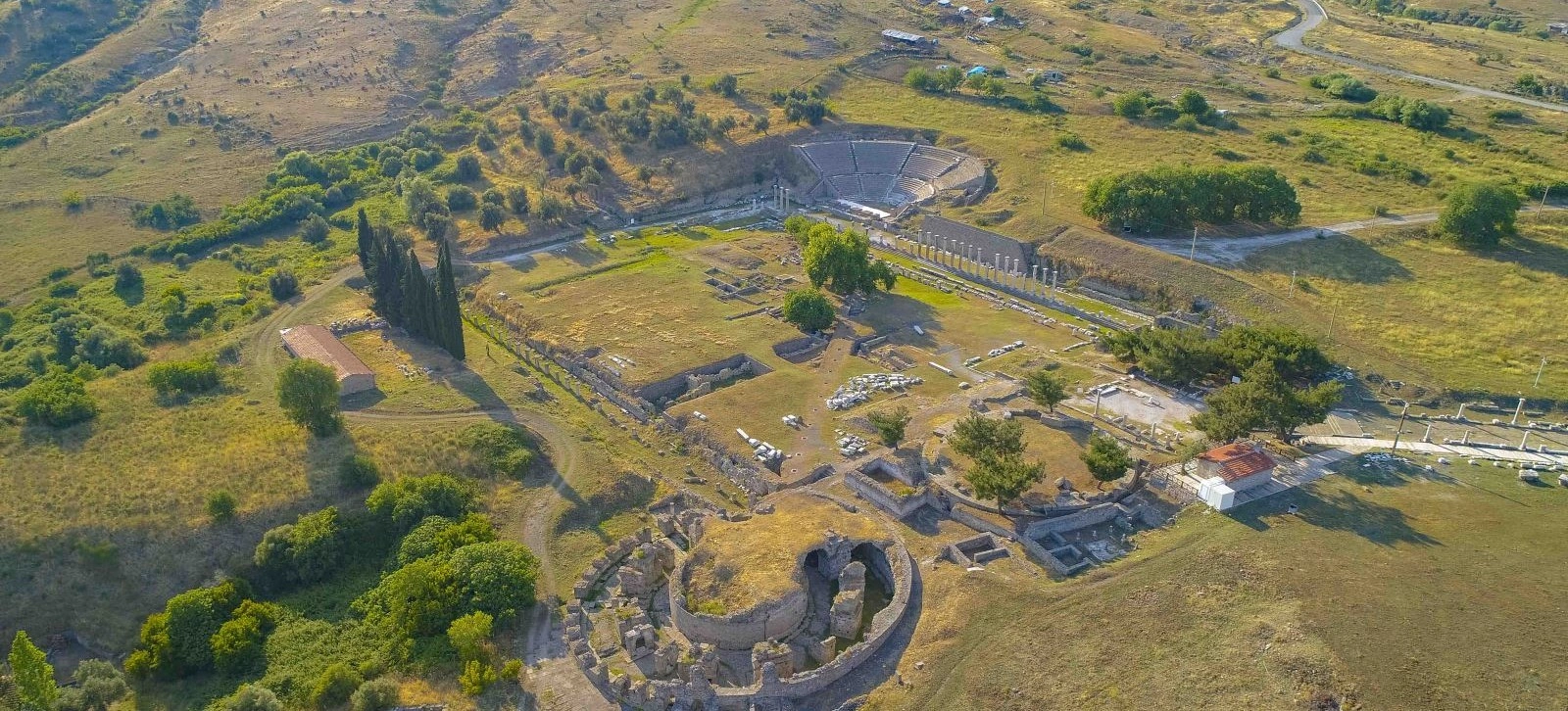 Ancient Asklepion healing sanctuary at Pergamon Bergama Izmir Turkey