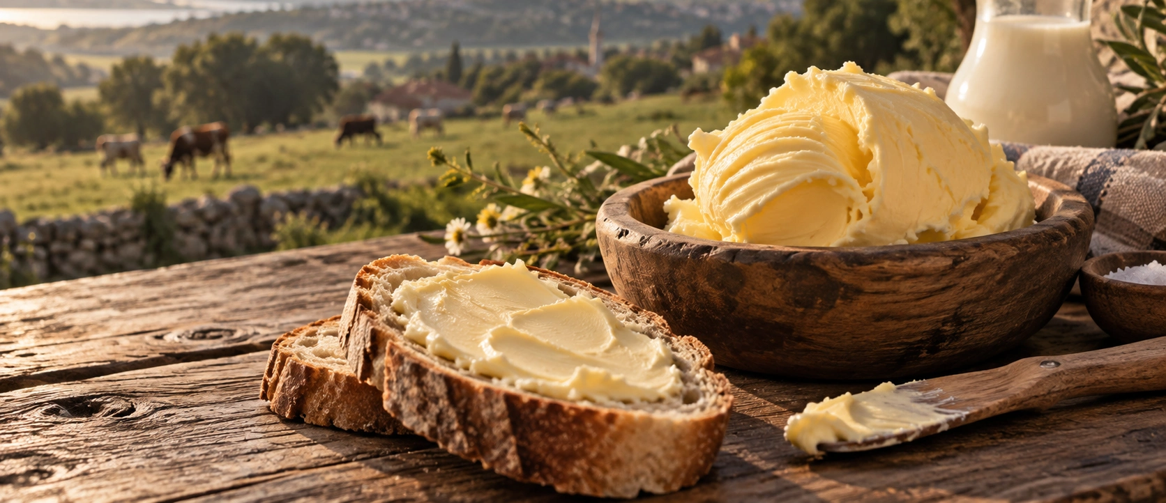 Traditional Balya Tereyağı butter and the dairy culture of Balya in Balıkesir