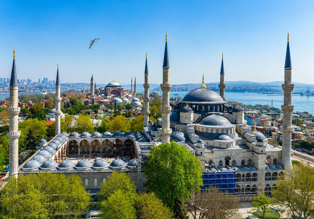 Historic architecture and atmosphere of Istanbul