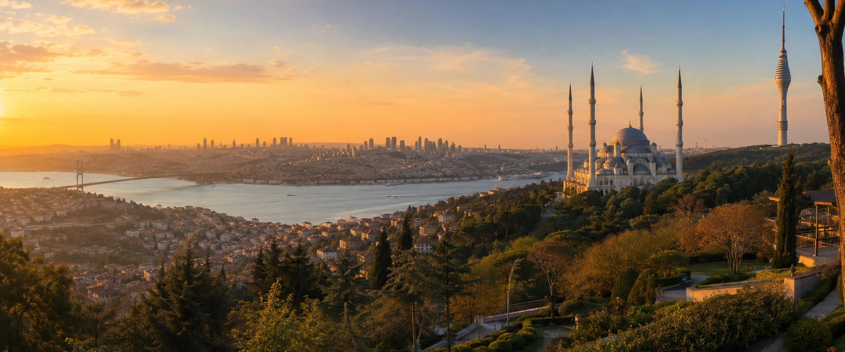 Çamlıca Hill Istanbul Bosphorus panoramic viewpoint private Asian-side tour