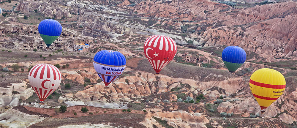 Cappadocia package tours with balloon flight