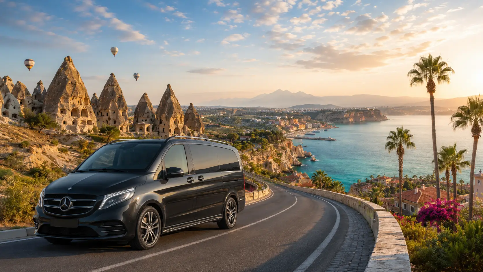 Private Antalya to Cappadocia transfer