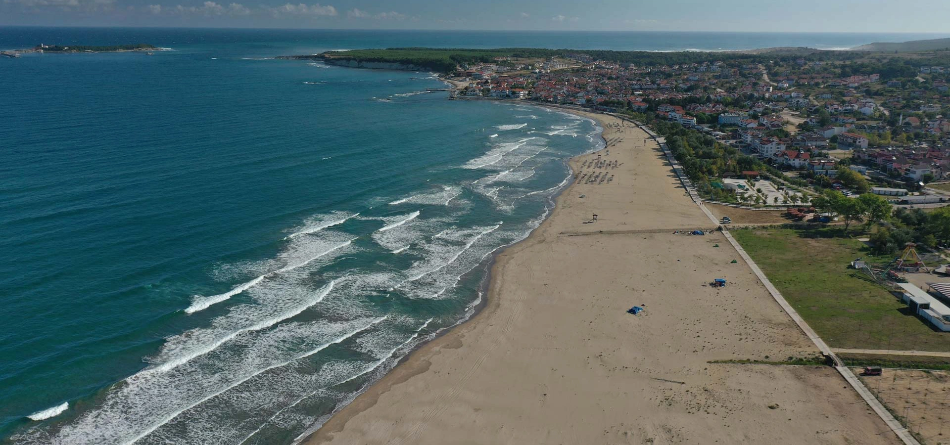 Cebeci Beach Kocaeli wide sandy Black Sea coastline