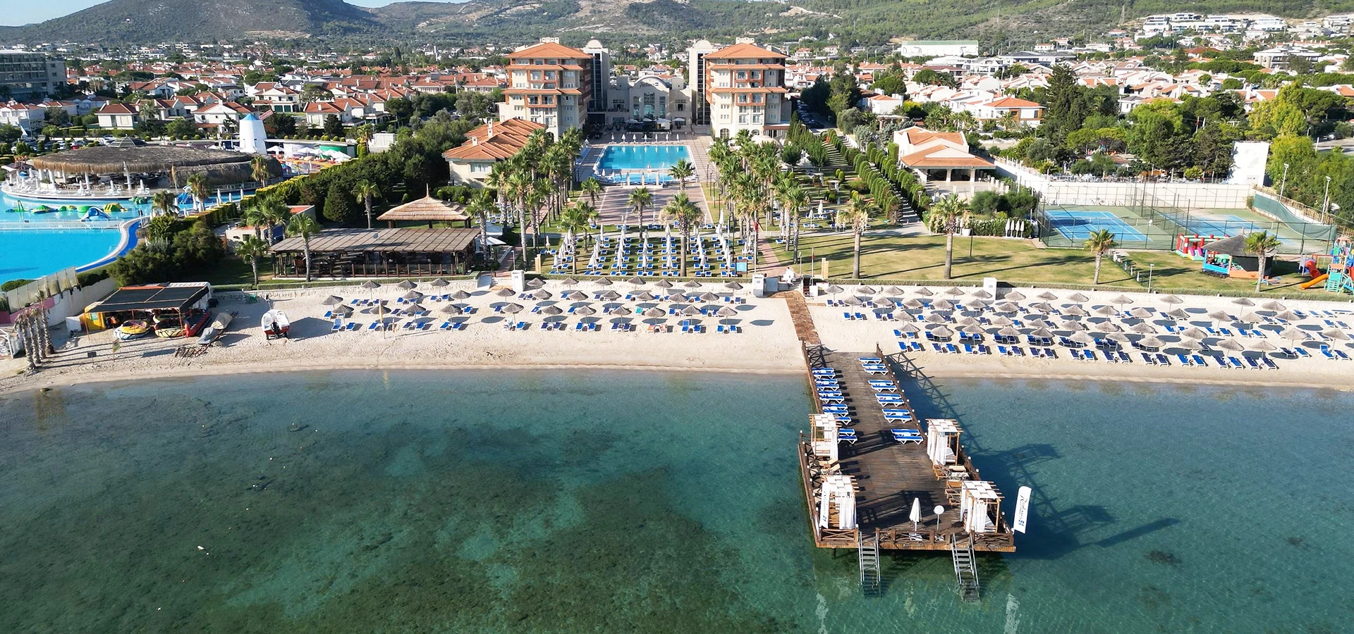 Thermal springs and mineral water in Cesme Ilica Izmir Turkey