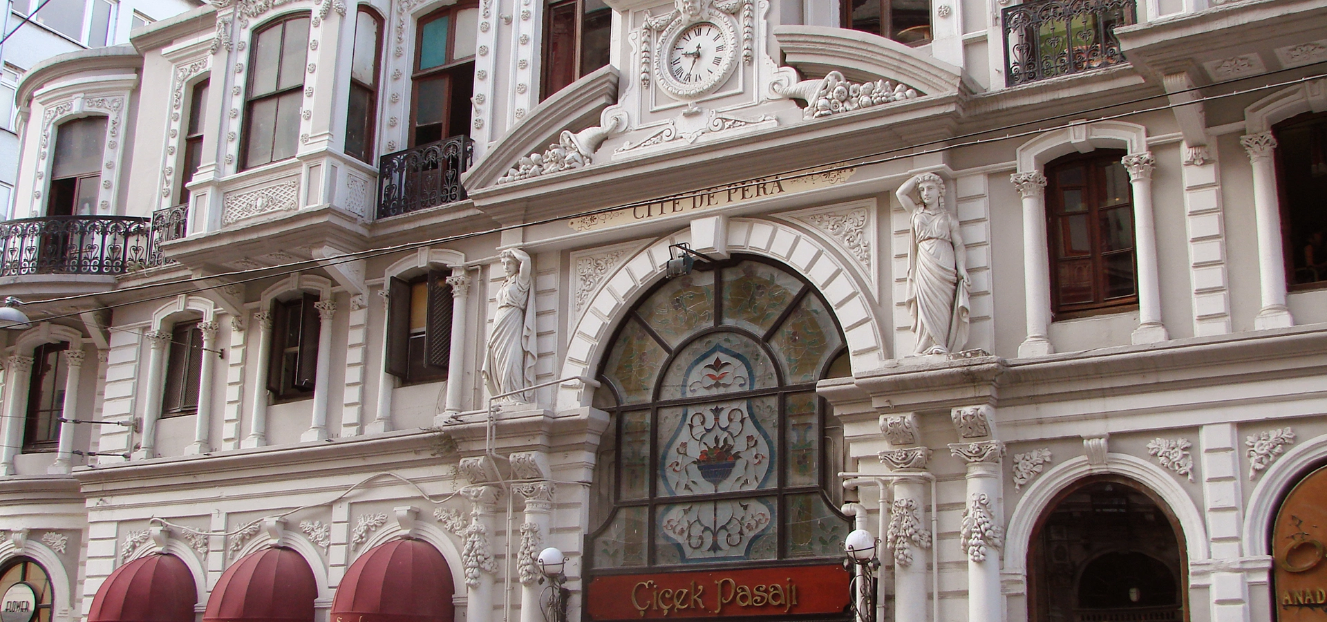 Cicek Pasaji Istanbul historic passage Beyoglu