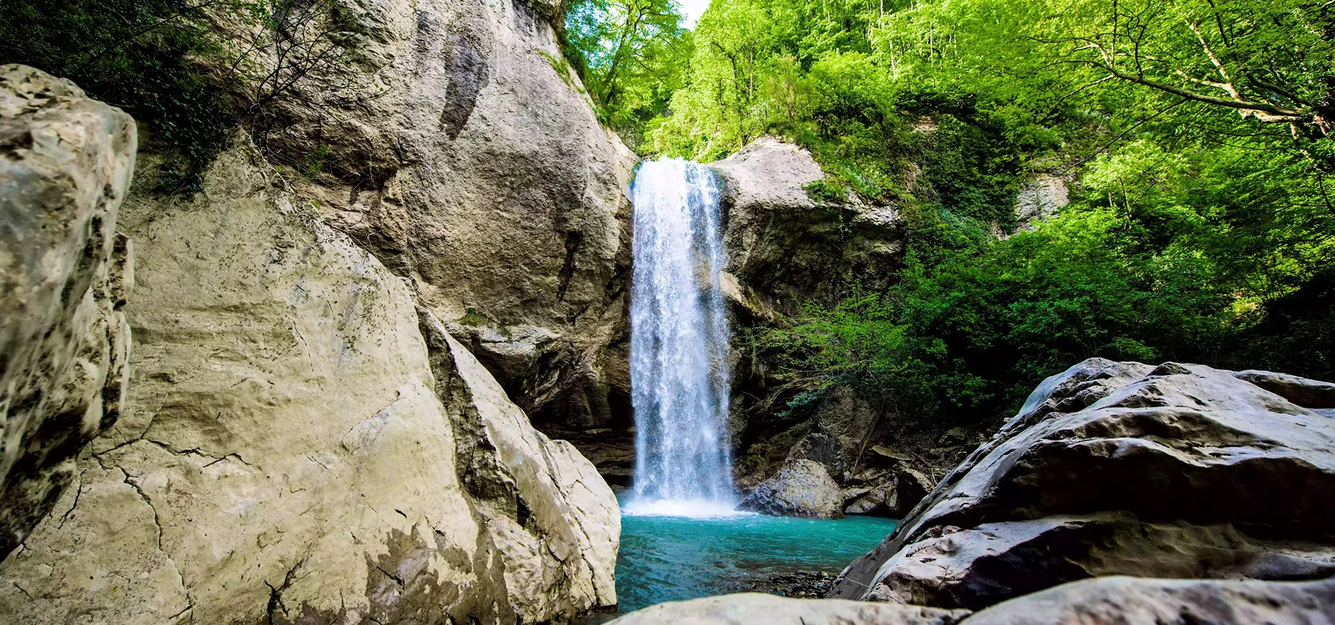 Dogancay Waterfall Geyve Sakarya forest cascade Nature Monument Turkey