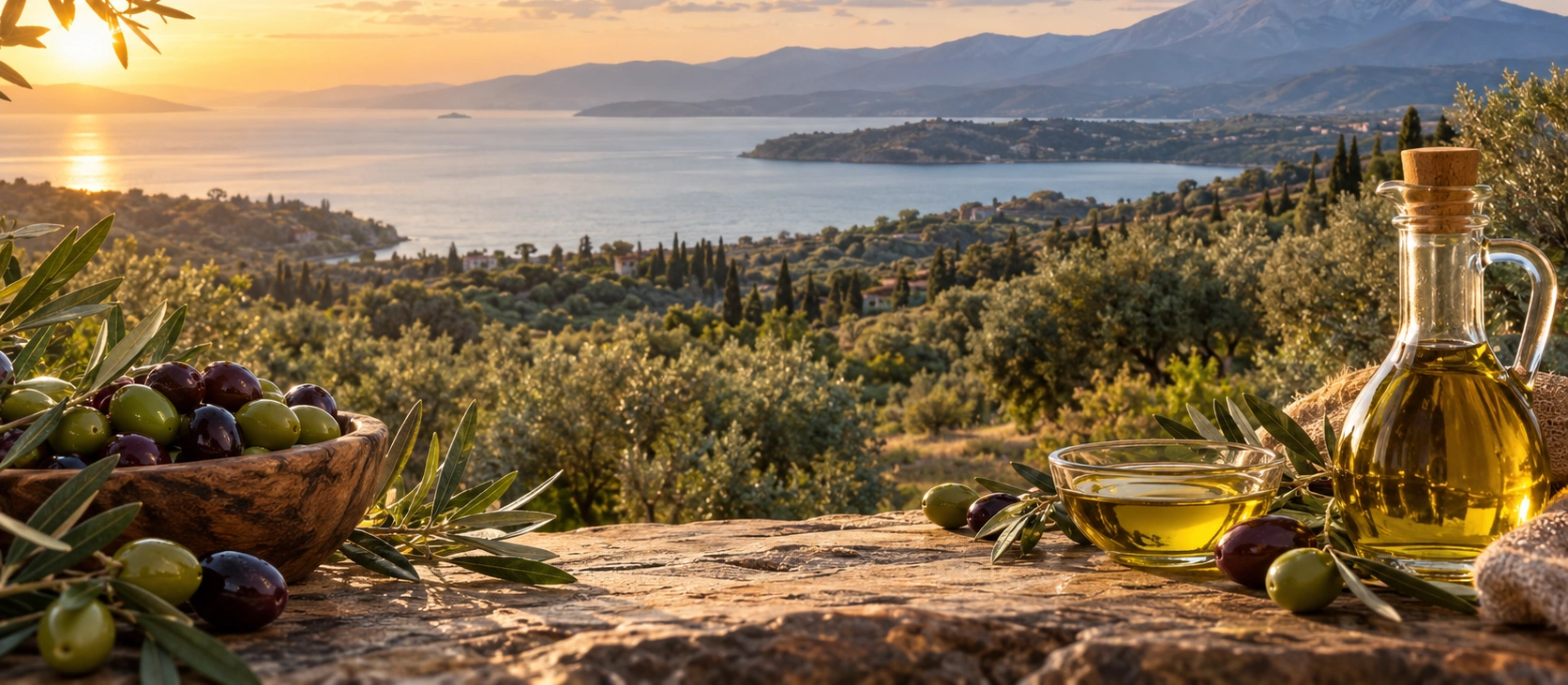 Private Edremit olive oil tasting and olive grove experience