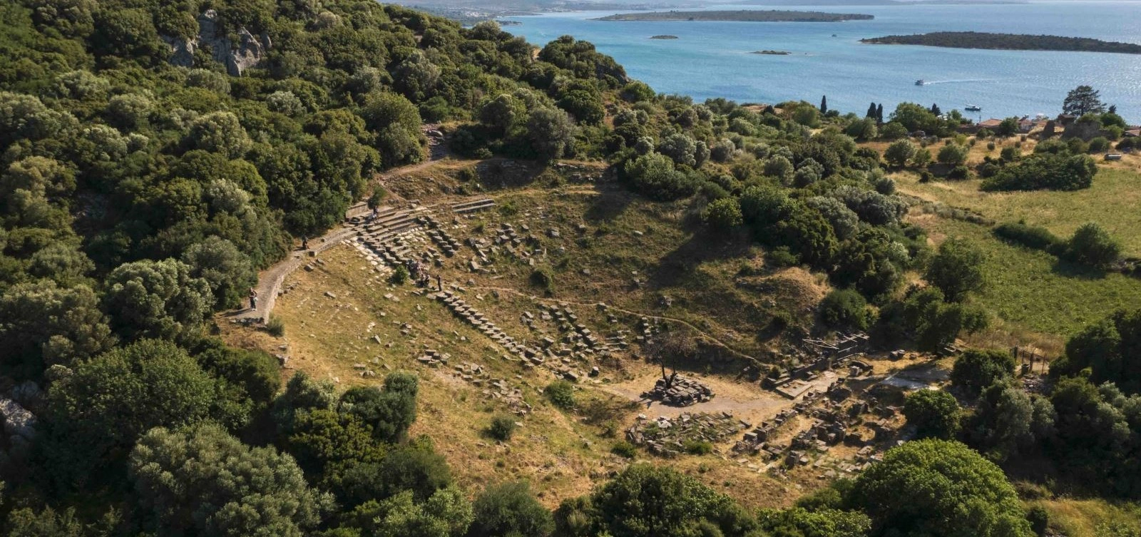 Erythrai ancient city Ildiri Cesme Izmir Turkey archaeology