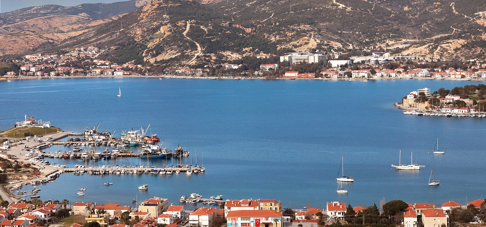 Foca Phokaia Izmir Turkey historic Aegean maritime town