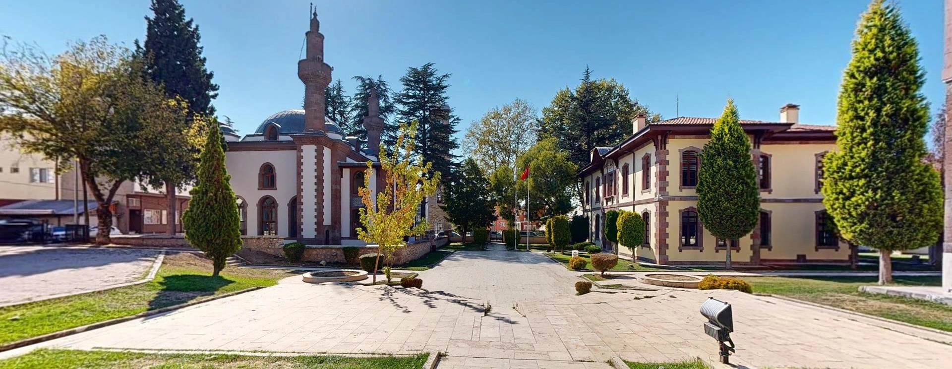 Hamidiye Mosque Sogut Bilecik Turkey twin minarets