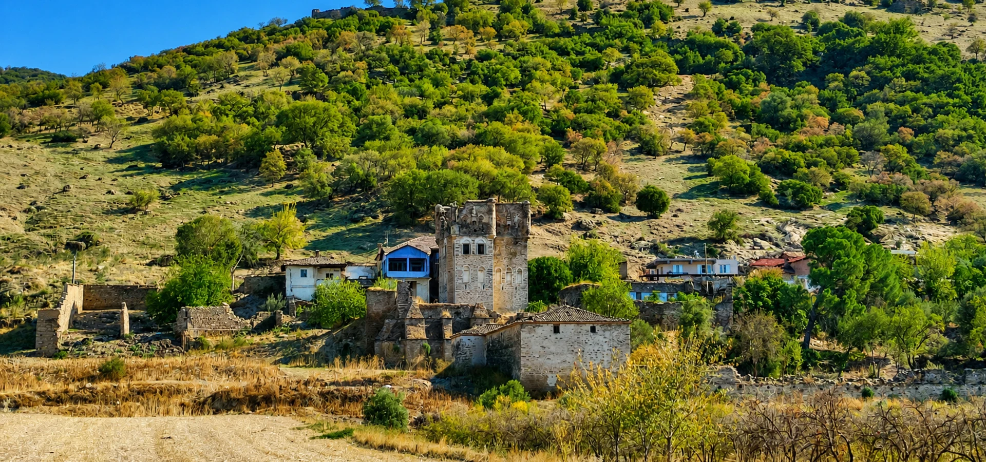 Harpasa Ancient City archaeological remains in Aydın Türkiye