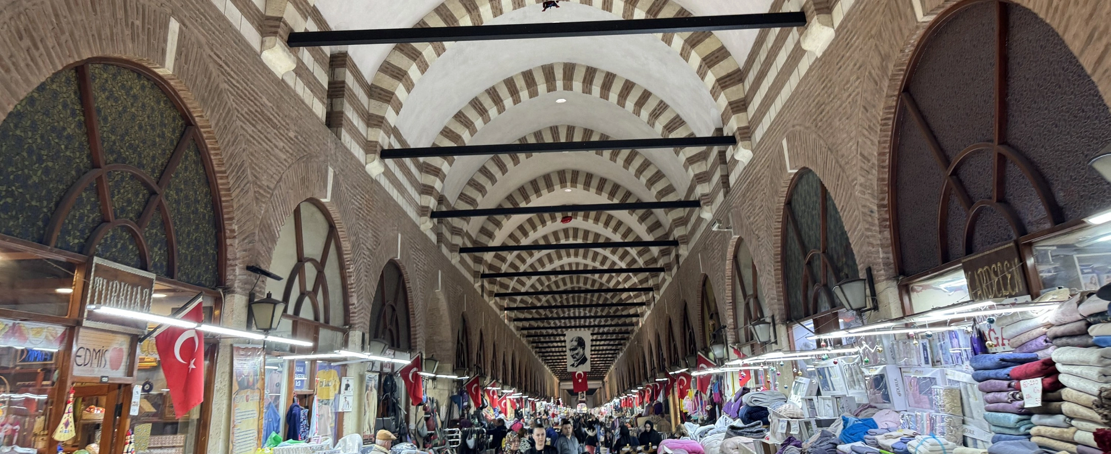 Historic bazaars of Edirne Bedesten Ali Pasa Bazaar Selimiye Arasta Ottoman market Turkey