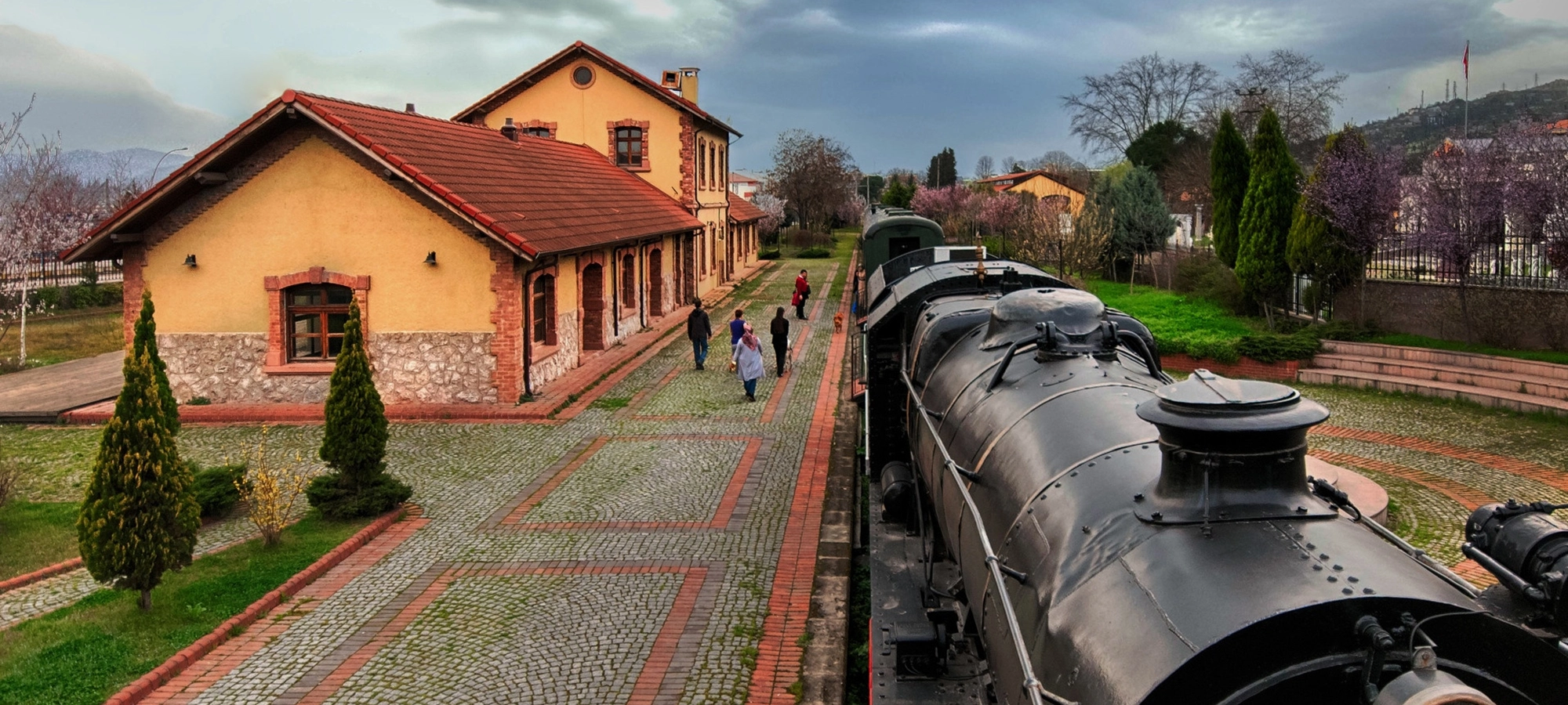 Historical Izmit Train Station Kocaeli Ottoman railway architecture