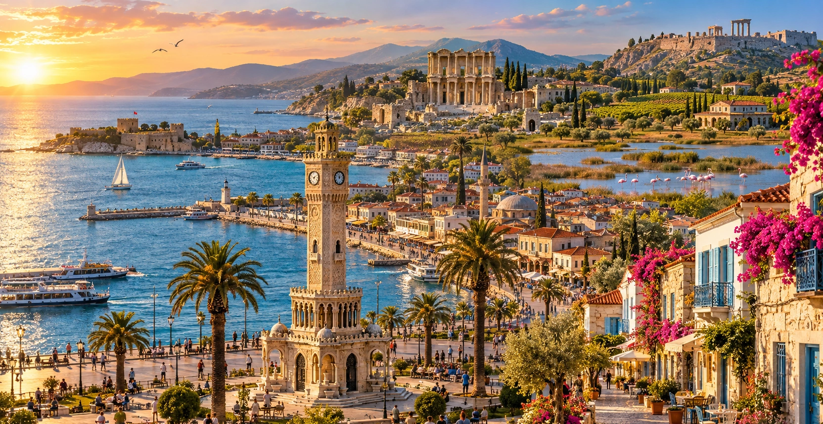 Historic Kemeralti market and traditional food culture in Izmir