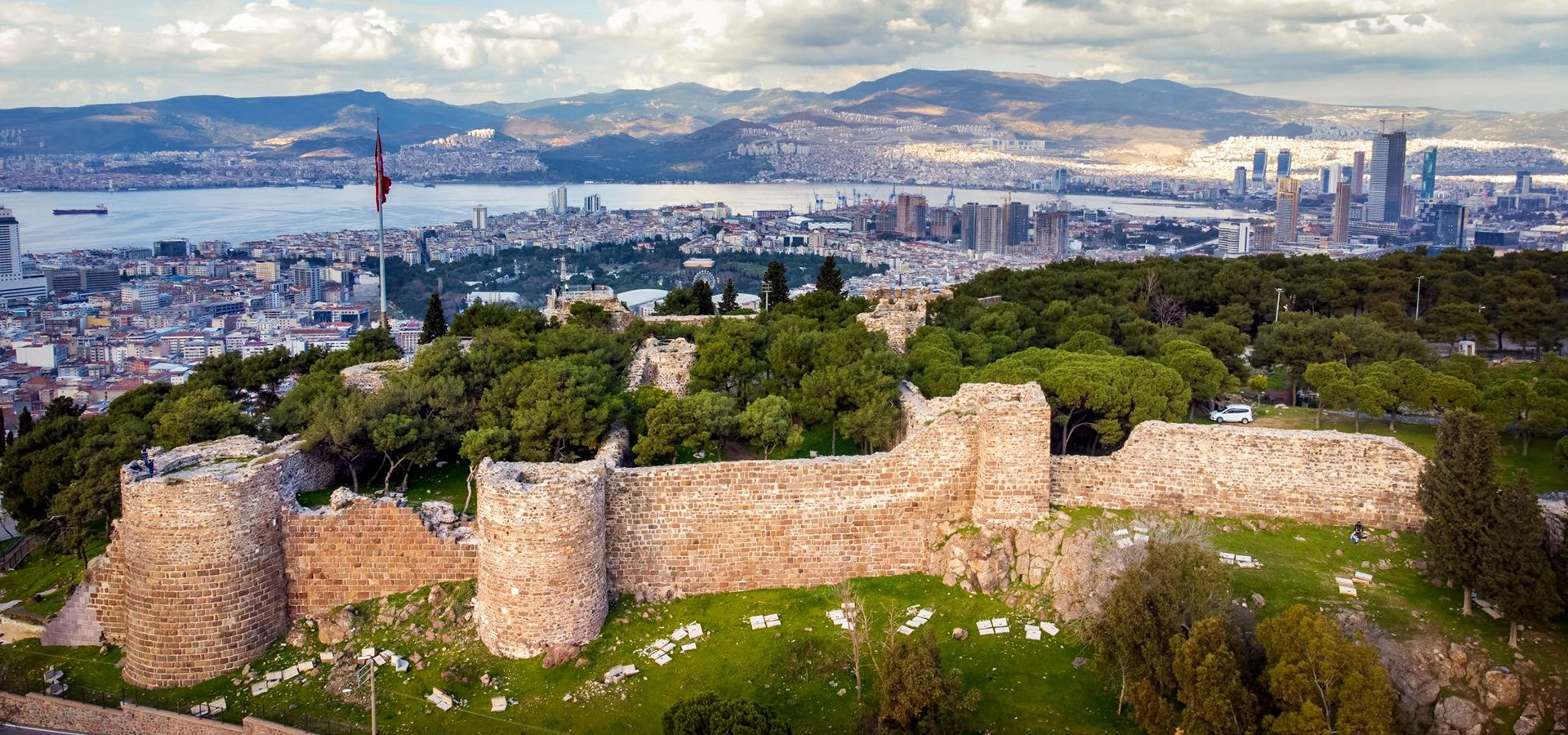 Kadifekale Izmir ancient Smyrna acropolis fortress Turkey