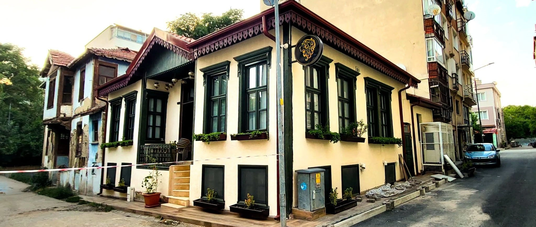 Kaleici historic houses Edirne wooden Ottoman mansions old town streets civil architecture Turkey