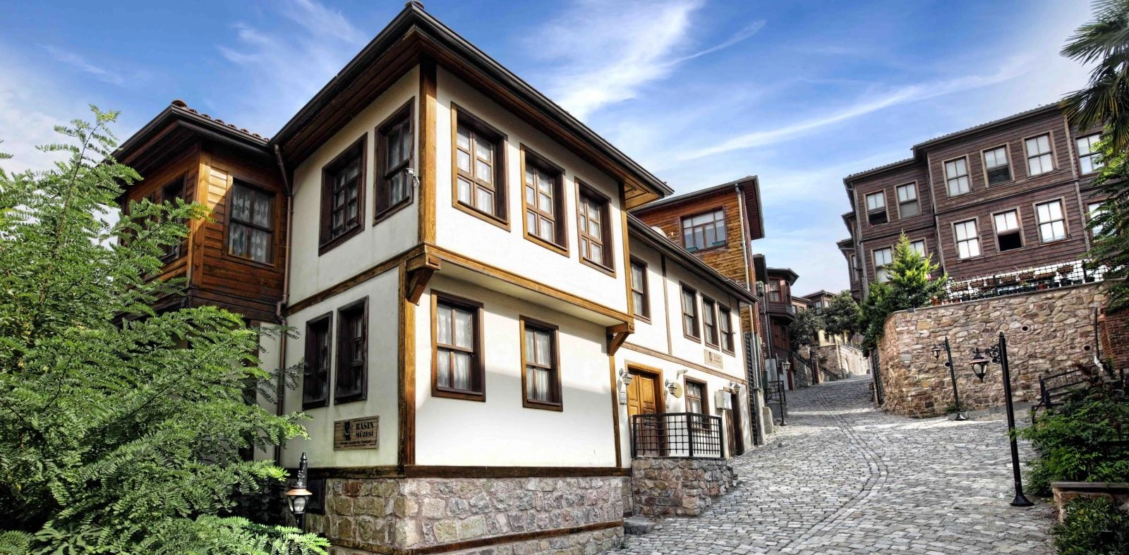 Kapanca Street traditional Ottoman houses historic Izmit Kocaeli Turkey