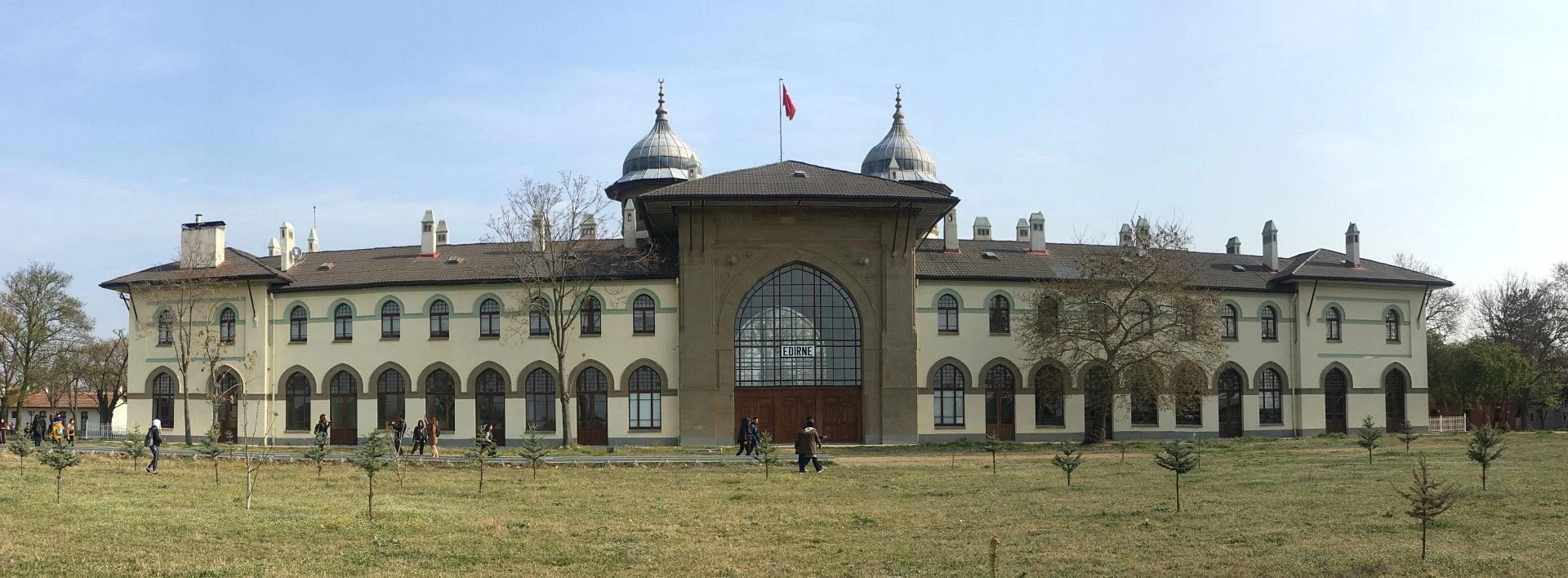 Karaağaç Old Train Station Edirne railway architecture Lausanne Monument