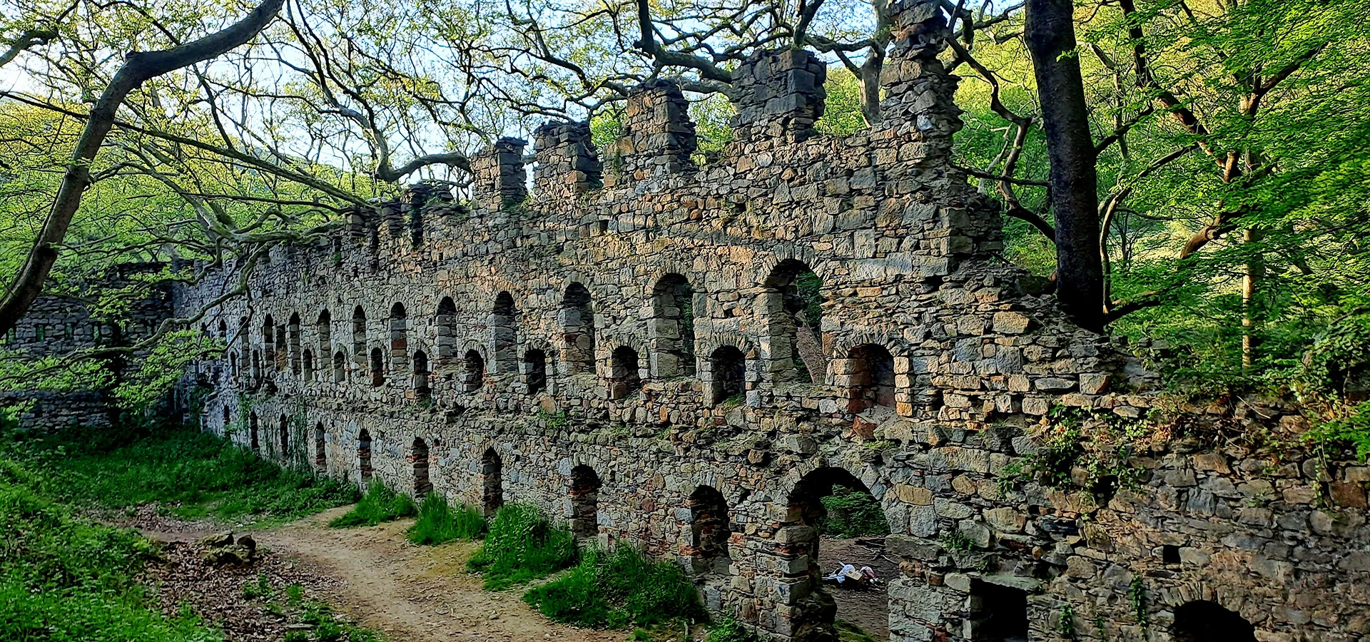 Kirazli Monastery ruins in the forested Kapidag Peninsula near Erdek Balikesir
