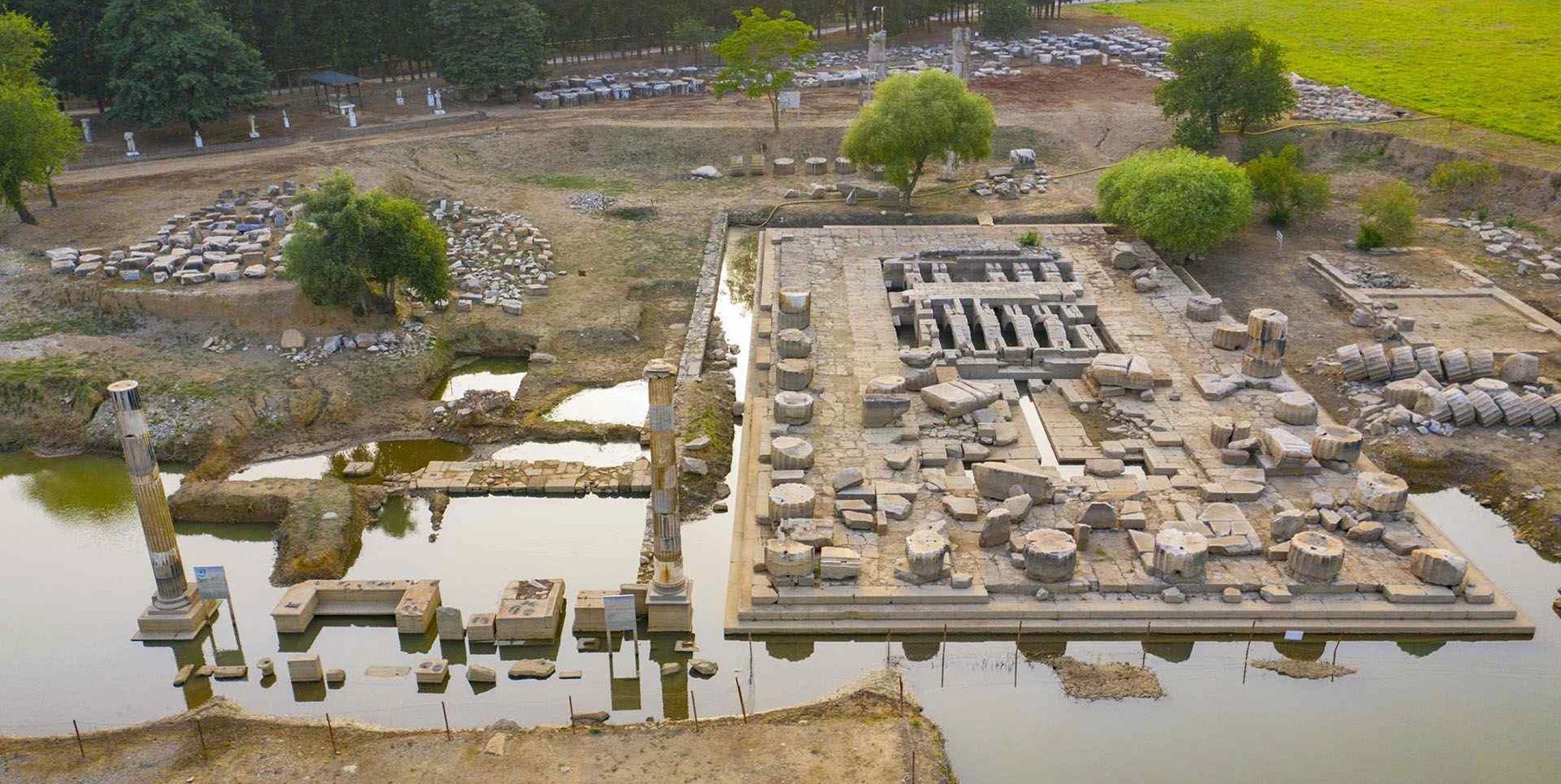 Klaros ancient Apollo sanctuary near Özdere İzmir Turkey