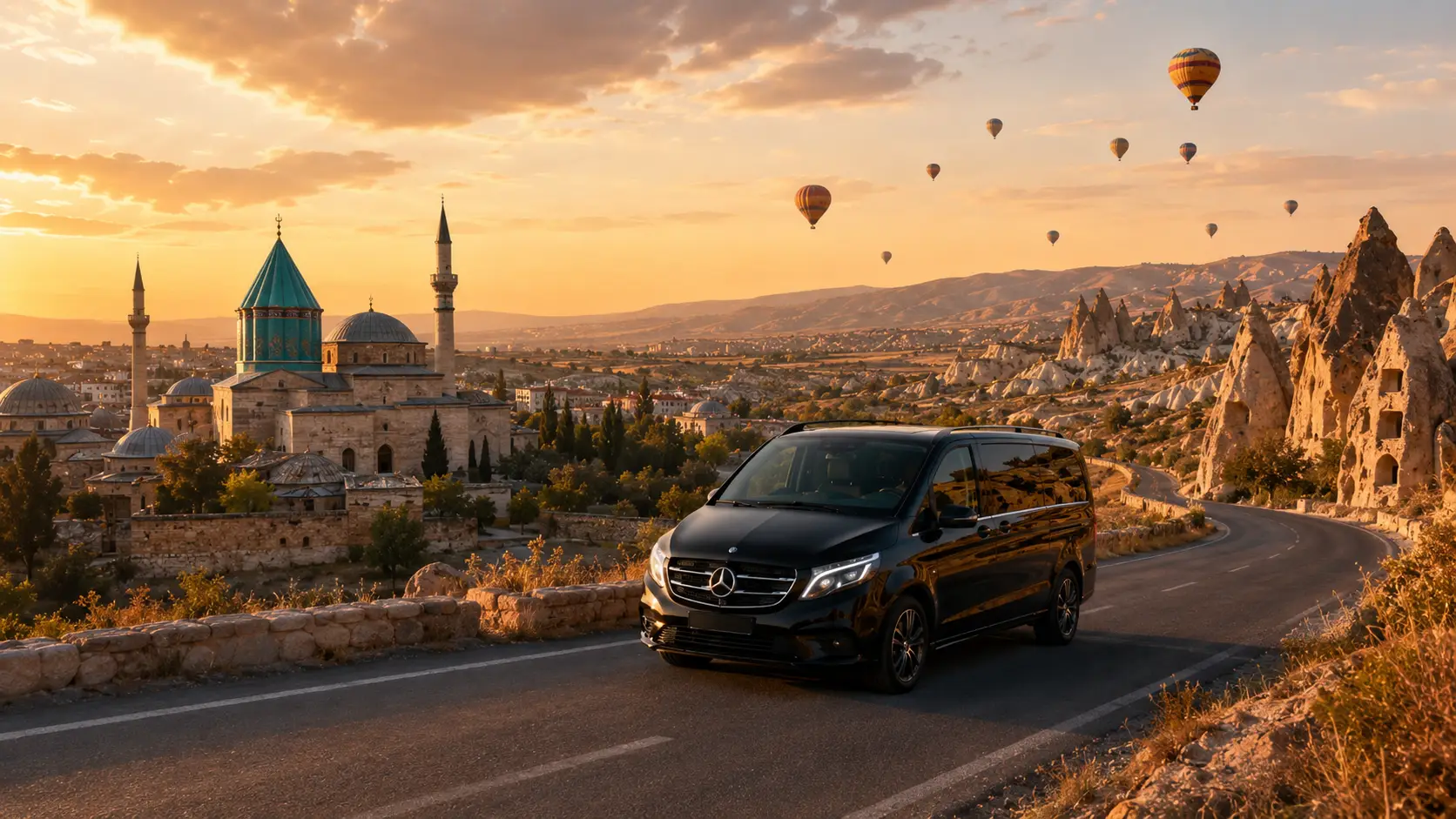 Private transfer from Konya to Cappadocia