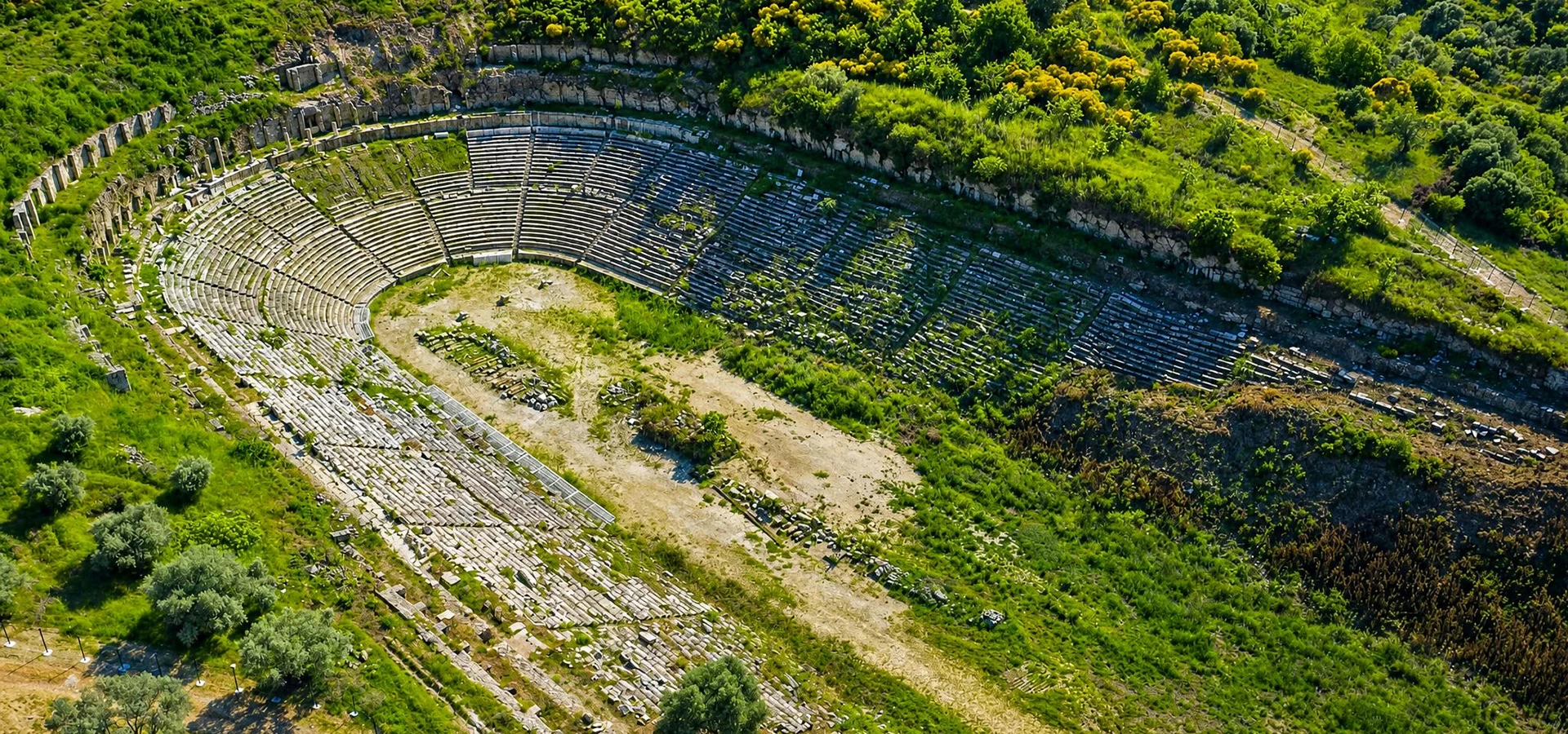 Archaeological remains of Magnesia ad Maeandrum near Ortaklar in Aydın