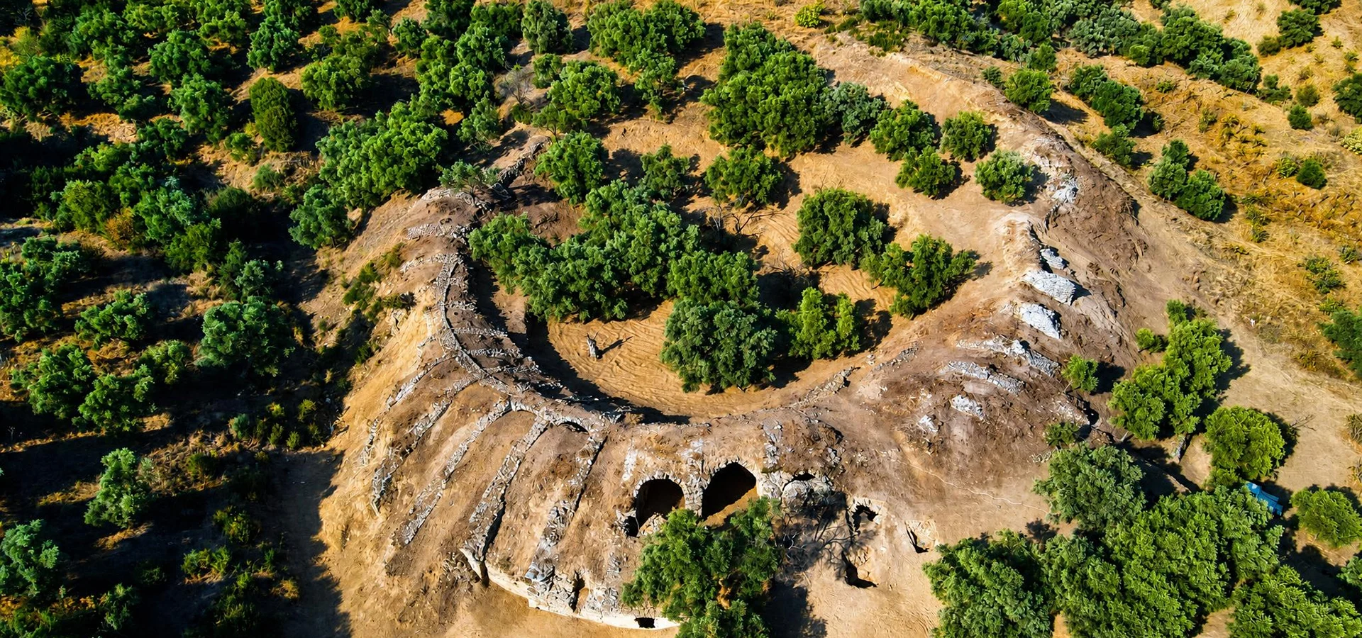 Mastaura Ancient City Roman amphitheater archaeological remains near Nazilli