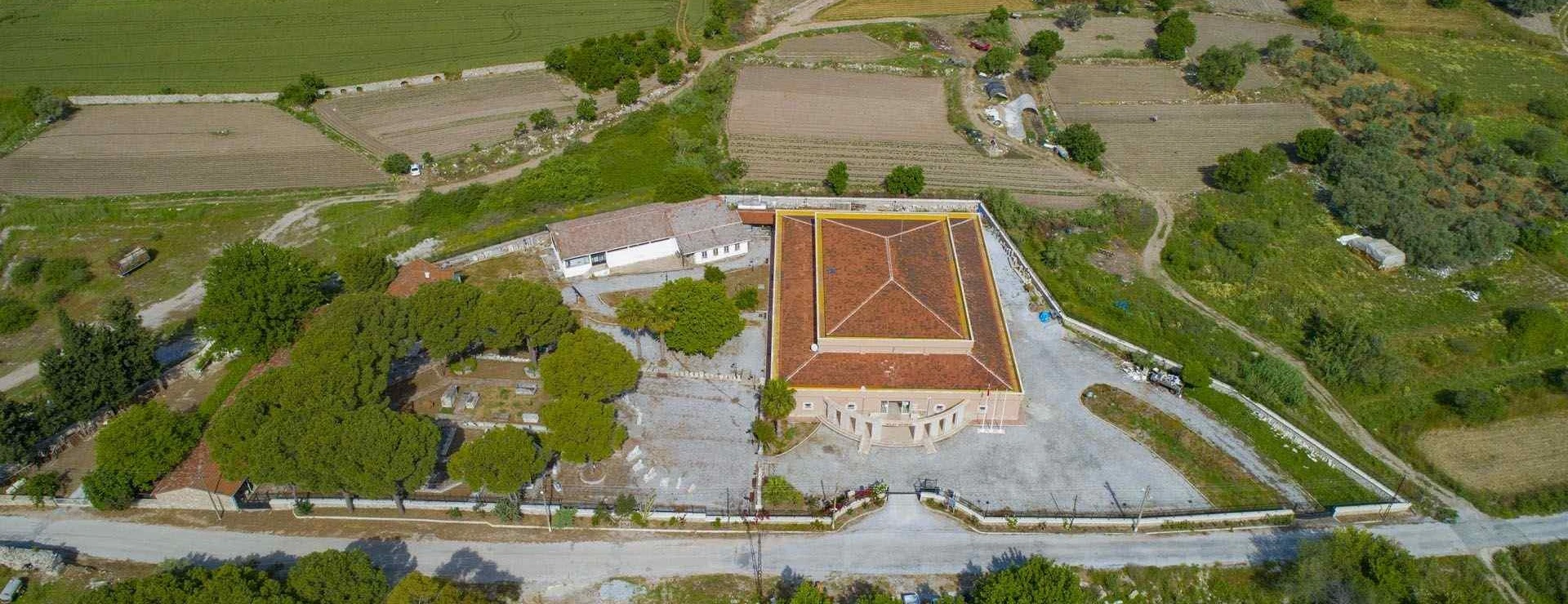 Ancient archaeological artifacts displayed at Milet Museum Aydın Türkiye