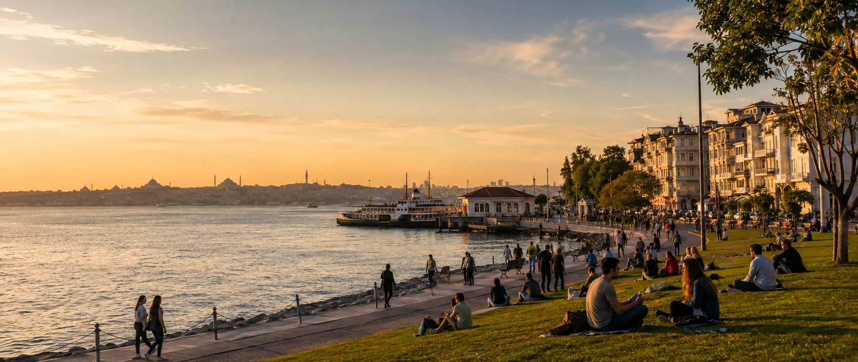 Moda Istanbul private waterfront history cafe architecture and neighborhood tour