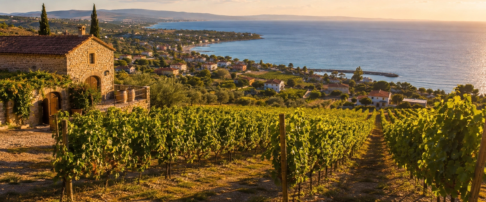 Mürefte vineyard and wine heritage on the Ganos coast