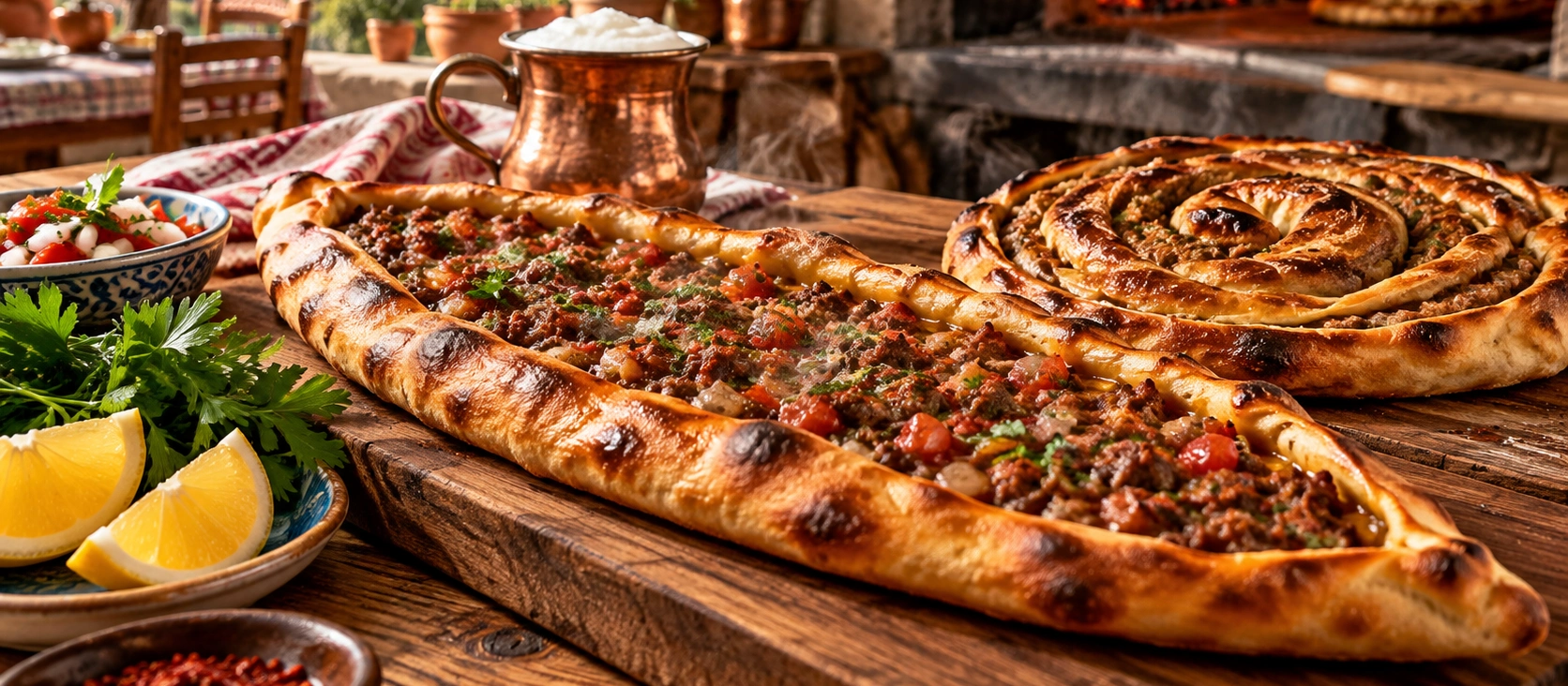 Traditional Nazilli Pide from Aydın Province