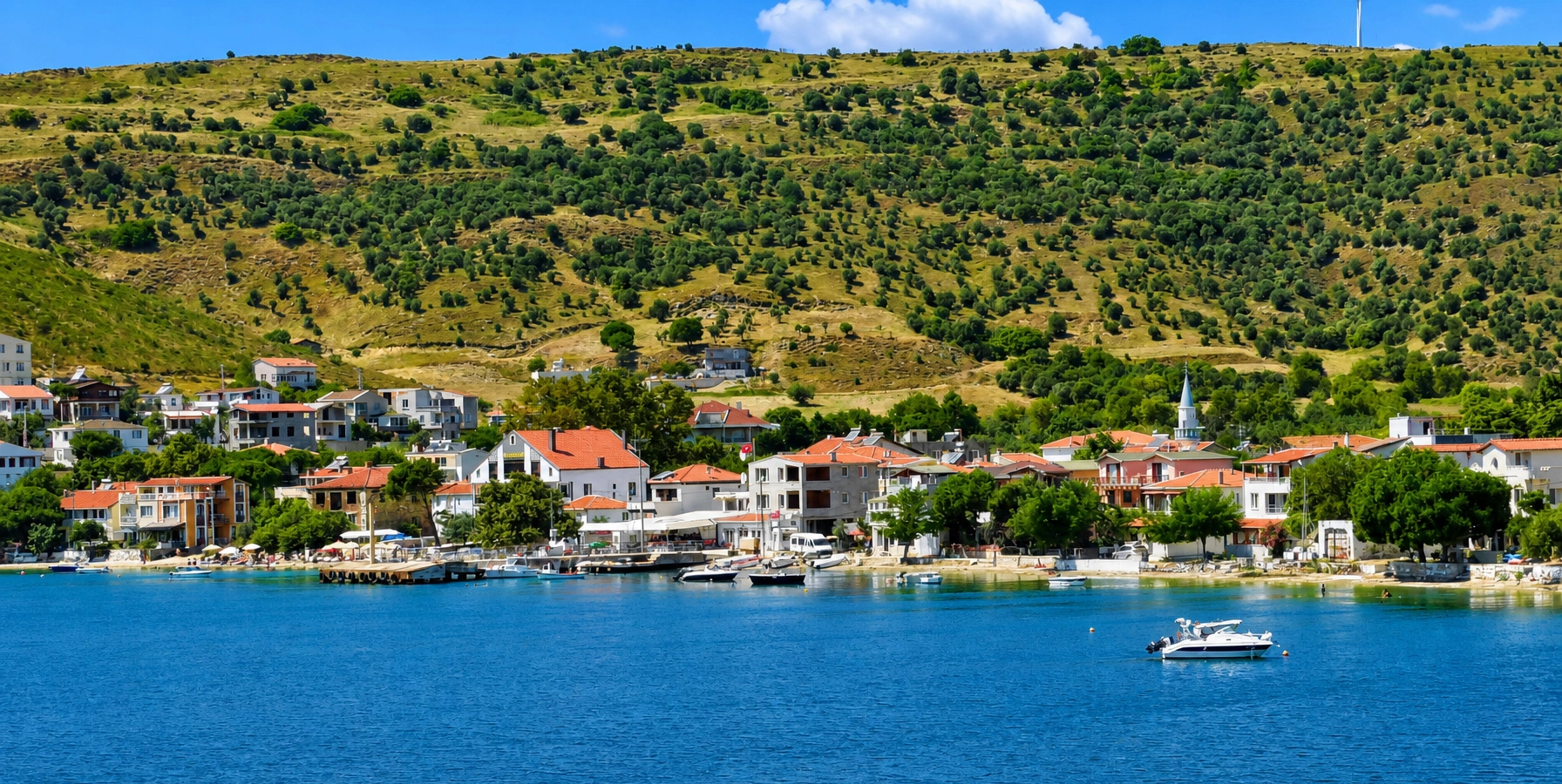 Pasalimani Island quiet villages olive hills and small bays in the Sea of Marmara