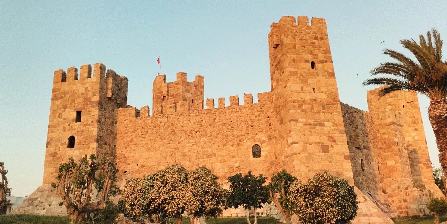 Pitane Ancient City and Çandarlı Peninsula on the northern Aegean coast of Izmir Turkey