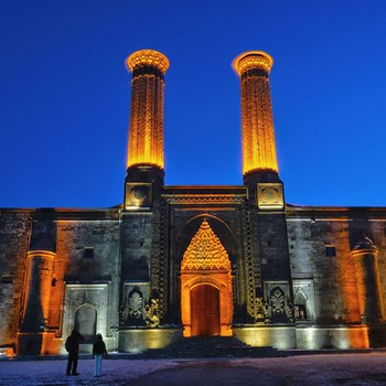 The Double Minaret Madrasah (Çifte Minareli Medrese)