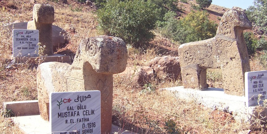Ram-Sheep Shaped Gravestones
