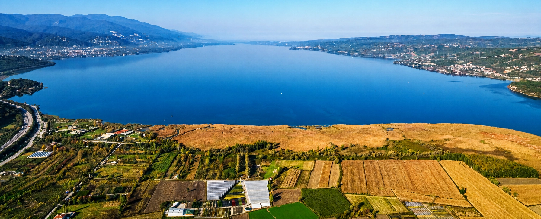Sapanca Lake Sakarya freshwater lake forests mountain scenery Turkey