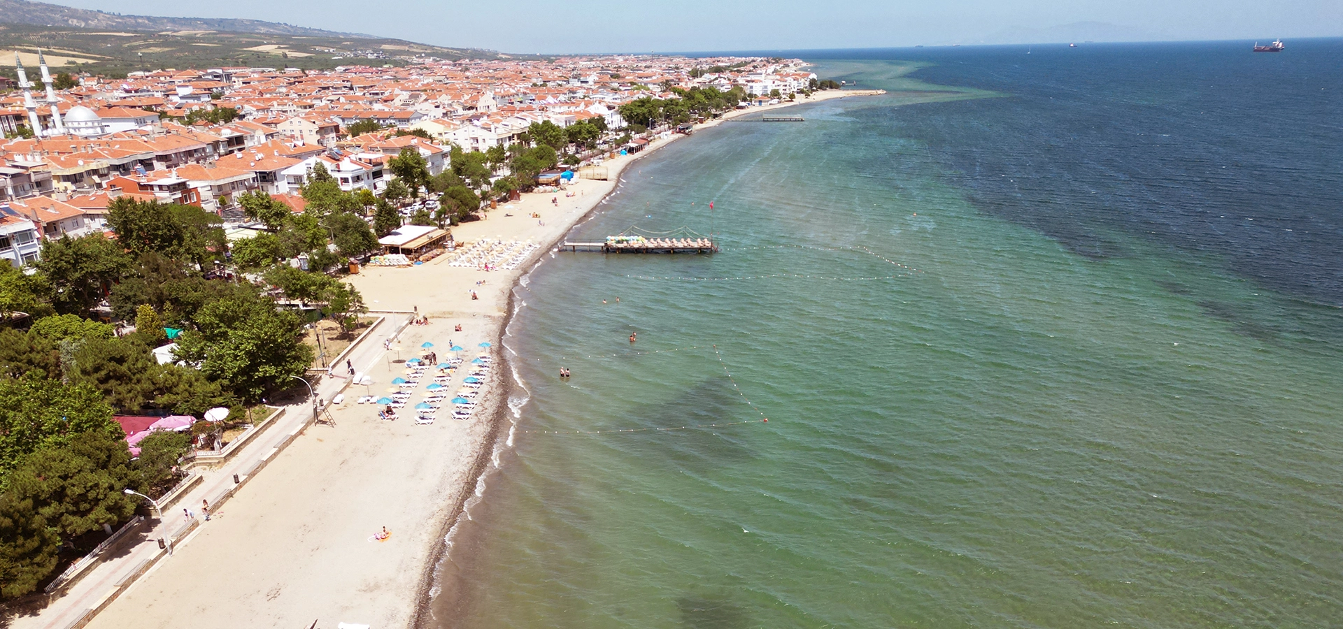 Şarköy vineyards beaches and Marmara coast near the Ganos Mountains