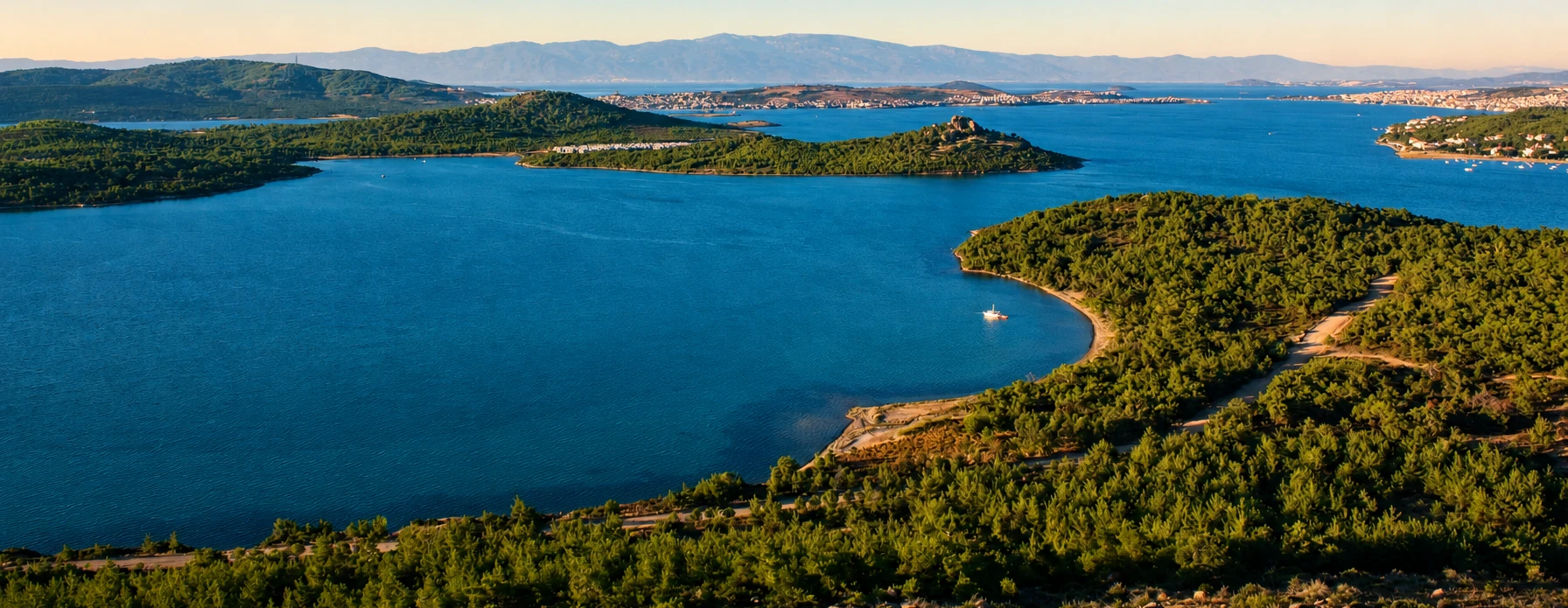 Seytan Sofrasi Ayvalik Devil's Table sunset viewpoint