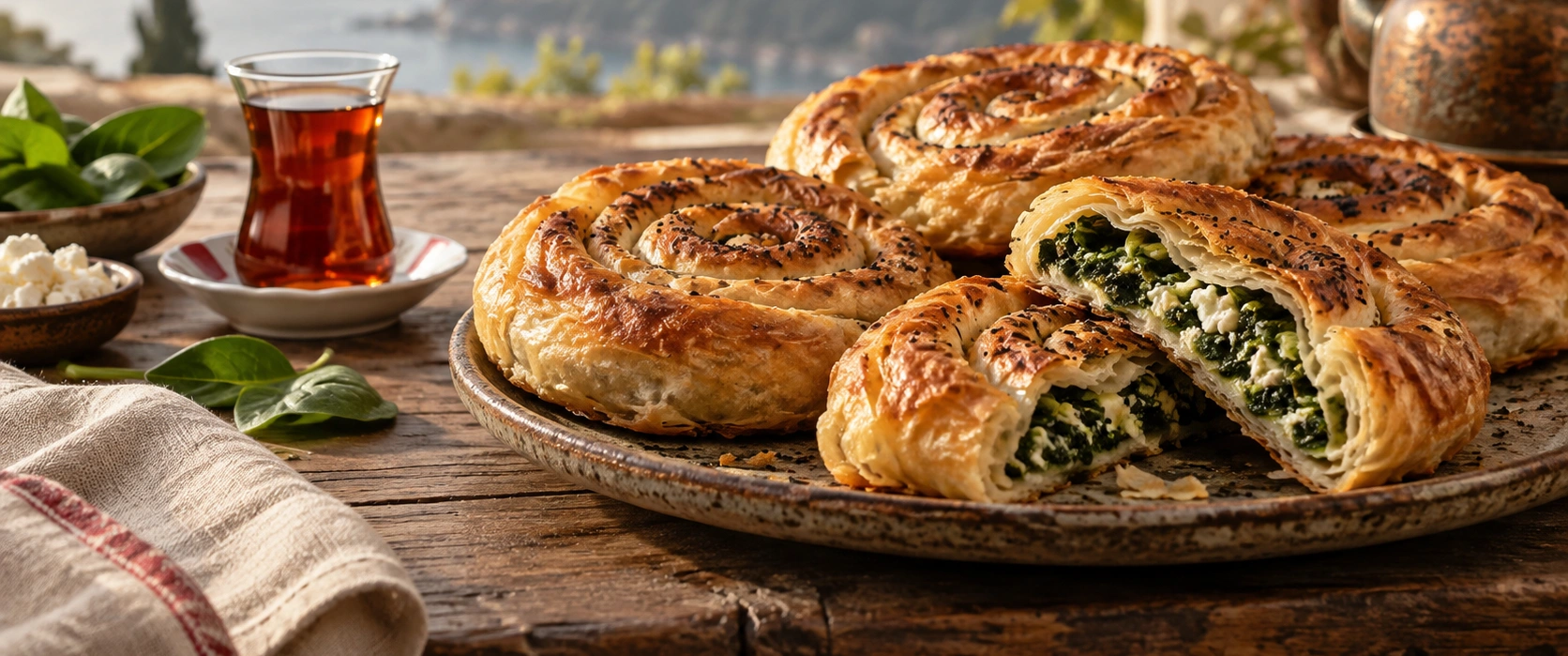 Traditional Spinach Yalova Börek regional cuisine experience