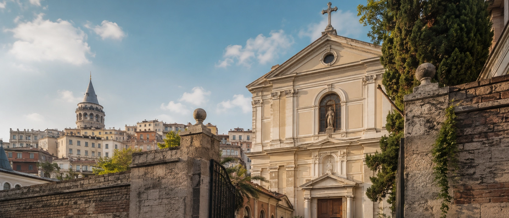 St Peter and Paul Church Galata Istanbul Sen Piyer Dominican Christian heritage