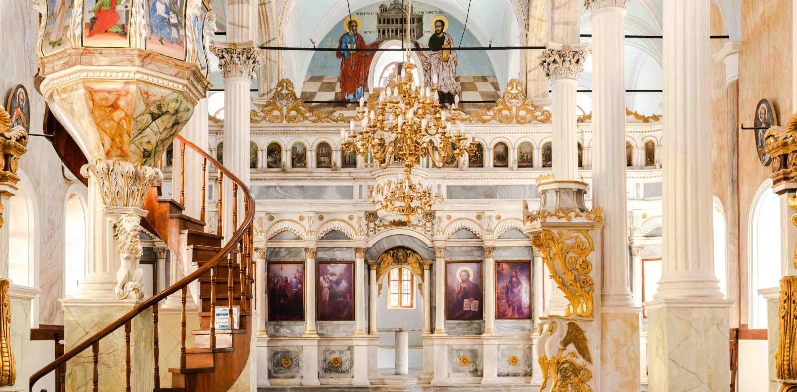 Taksiyarhis Monument Museum Ayvalik historic Orthodox church