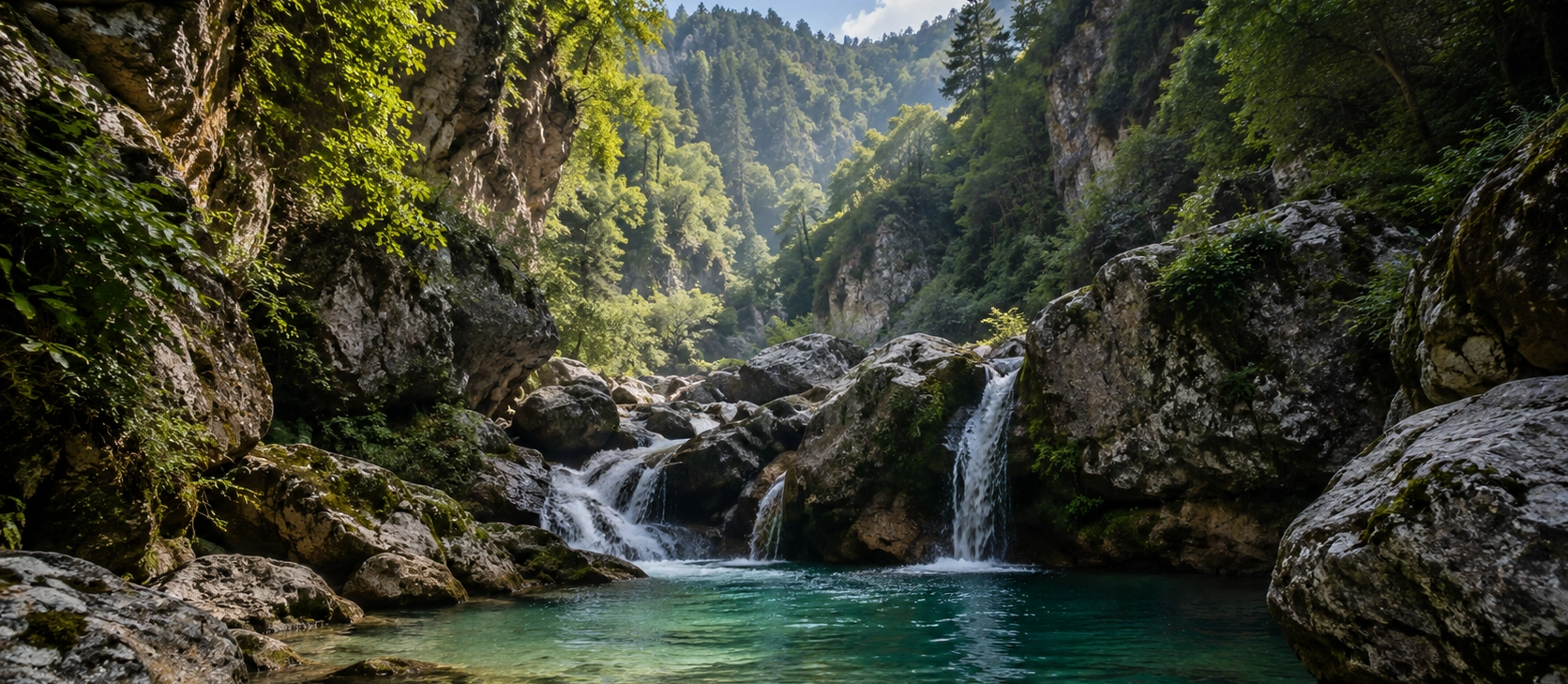Tuzla Canyon Tarakli Sakarya technical canyoning waterfalls and narrow rock gorge