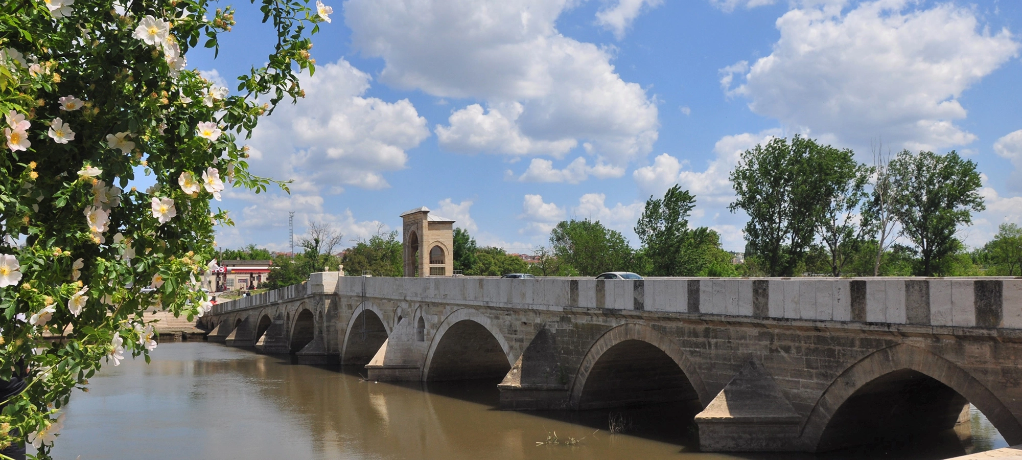 Tunca Bridge Edirne Ekmekcizade Ahmet Pasa Ottoman stone bridge Tunca River Turkey