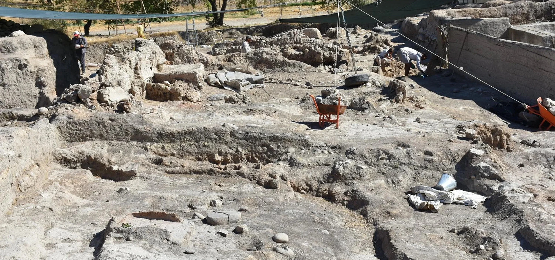 Ulucak Hoyuk Neolithic archaeological settlement Kemalpasa Izmir Turkey
